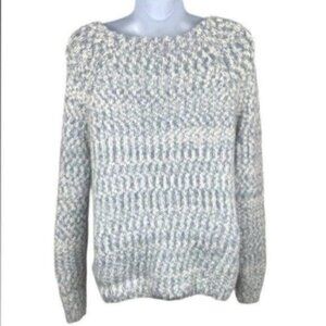 Chunky Pale Blue Knit Sweater